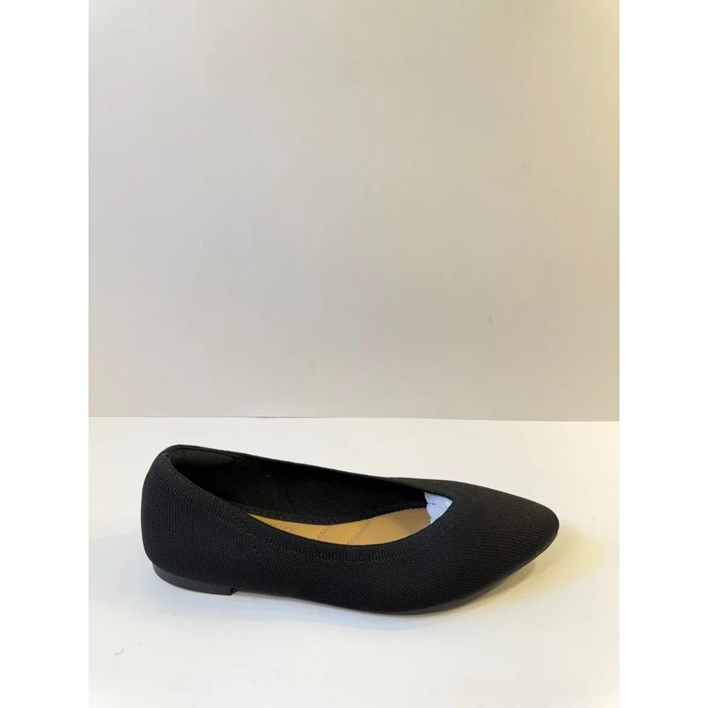 Kelly & Katie Womens Flats Black Suede US 6.5